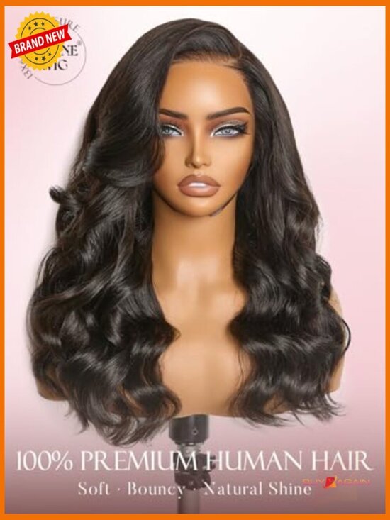 Body Wave Lace Front Wig 13x6 HD Lace 180 Density Glueless Pre Plucked
